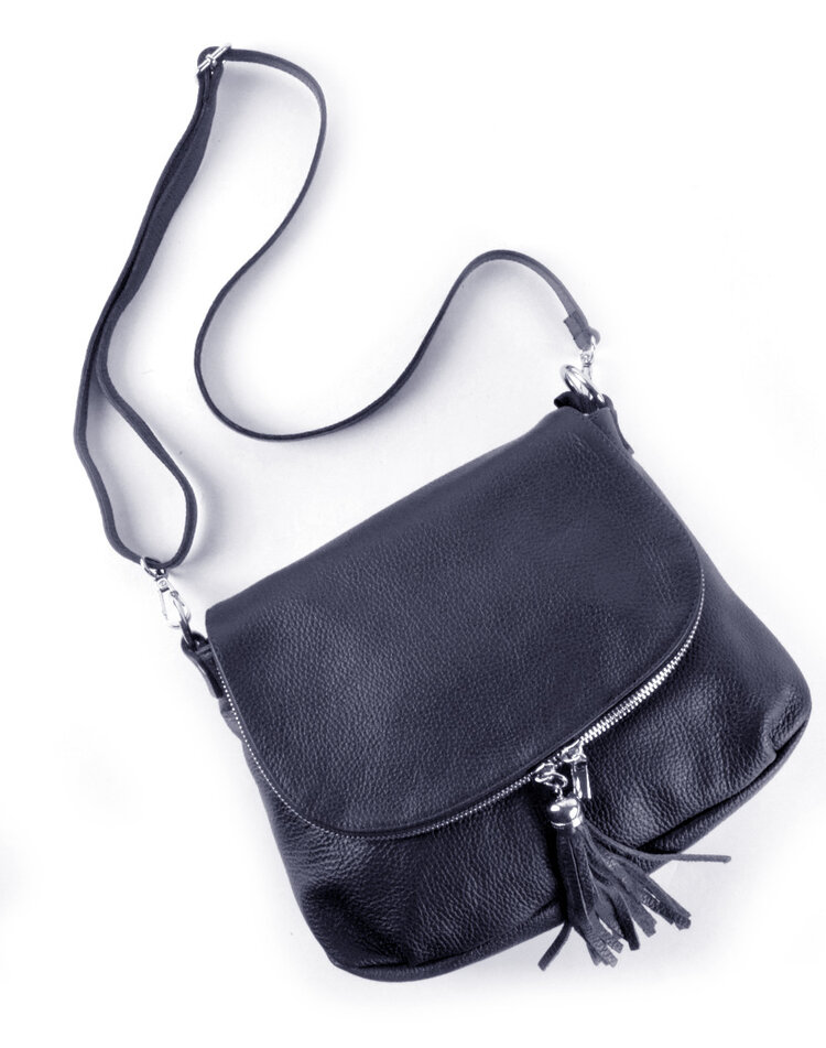 Lederen handtas| 552872