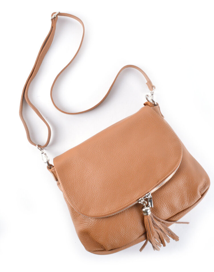 Lederen handtas| 552872