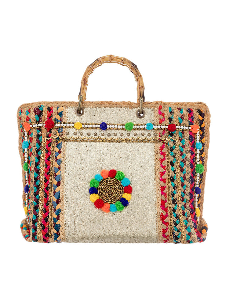 Handbag wicker look | BO2105