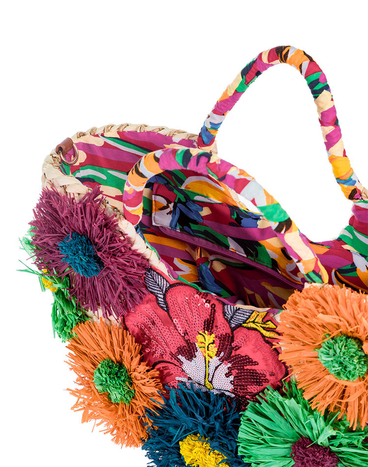 Strandtas bloemen | 10326