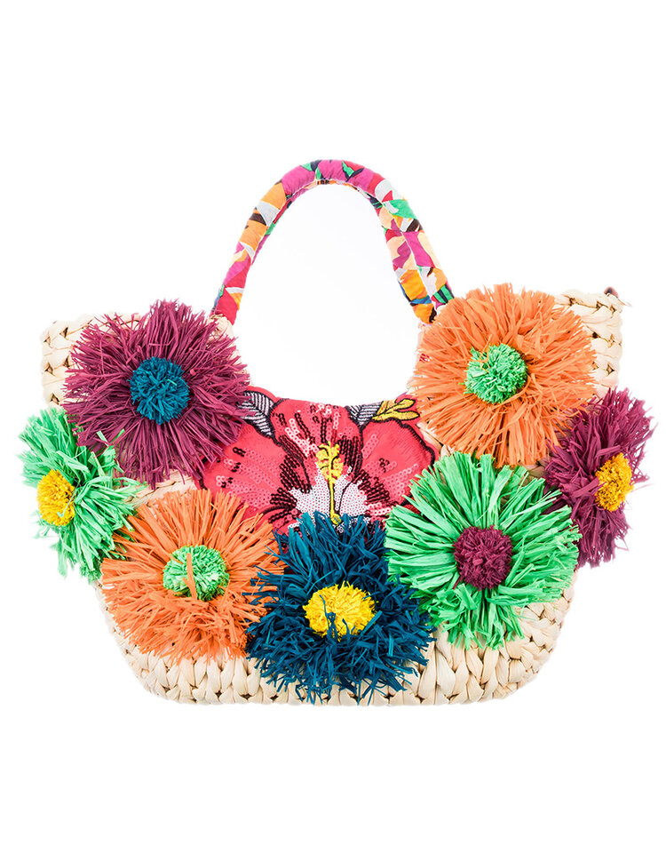 Strandtas bloemen | 10326