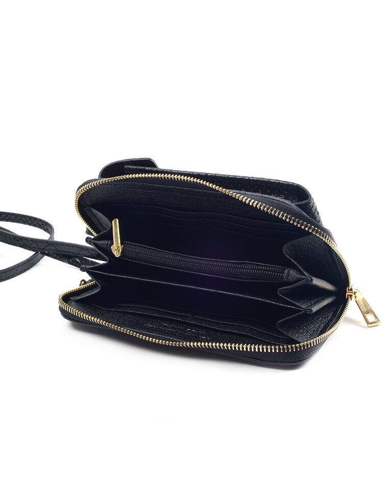 Snake metallic portemonnee / telefoontasje | 5527451