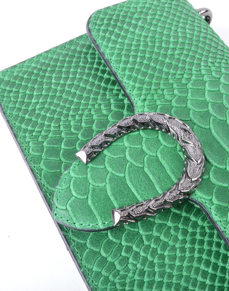 Leder-Schultertasche | Hufeisen | 552396