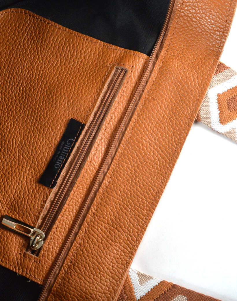 Lederen shopper | IBIZA | 552879, foto 5 van 6