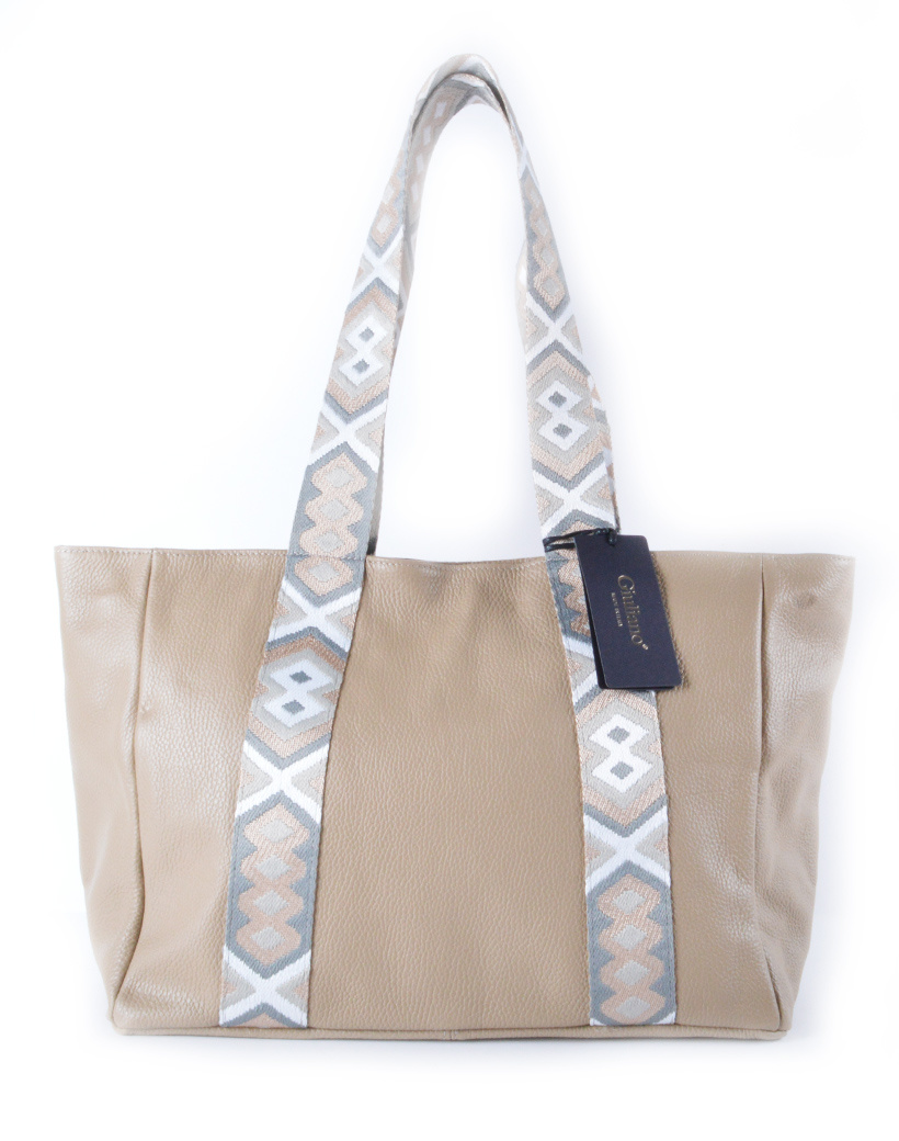 Lederen shopper | IBIZA | 552879, foto 2 van 6