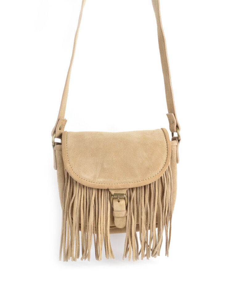 Giuliano Leather  Suède schoudertas | Franjes | 552881