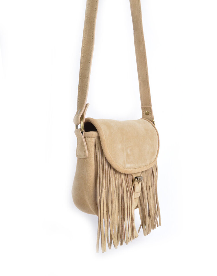 Giuliano Leather  Wildleder-Schultertasche | Fransen | 552881