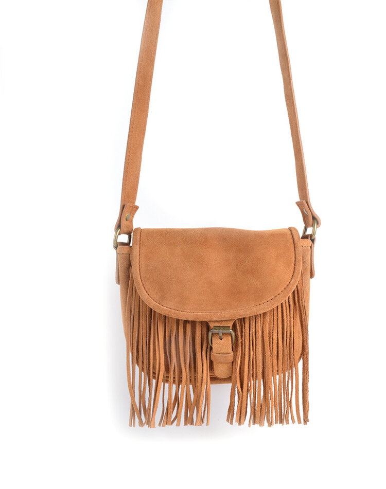 Giuliano Leather  Suède shoulderbag | Fringes | 552881