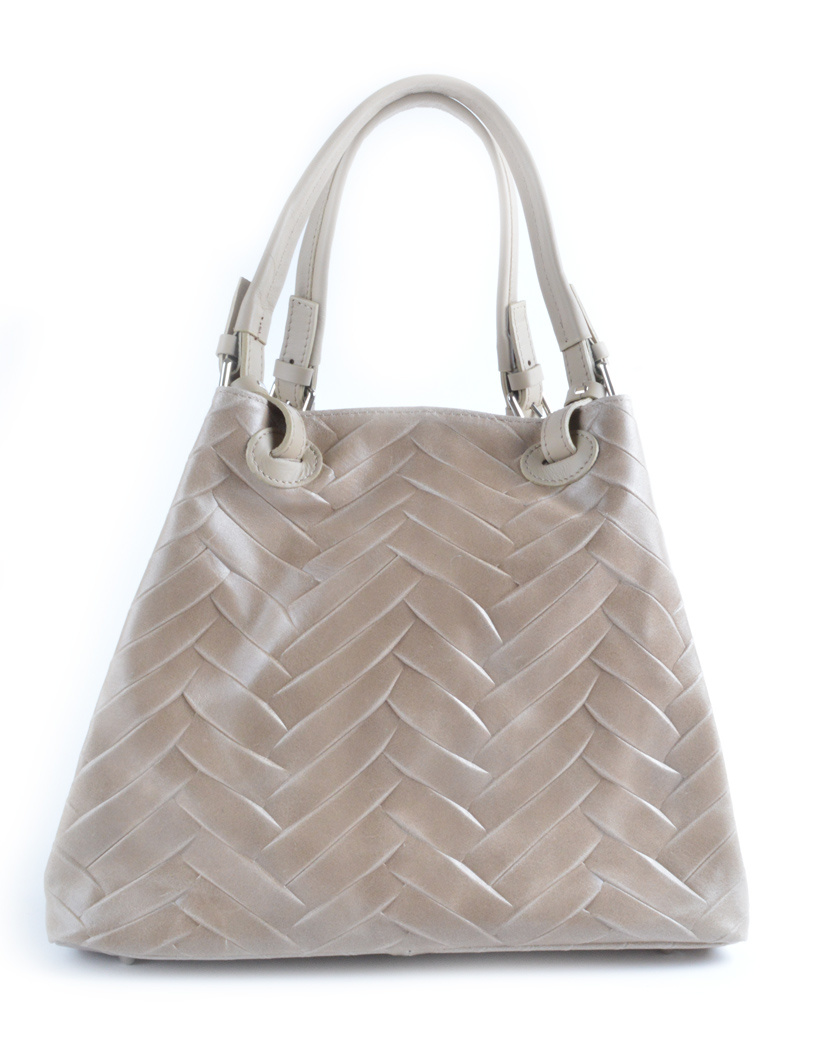 Lederen handtas | grote zigzag | 552740, foto 3 van 6