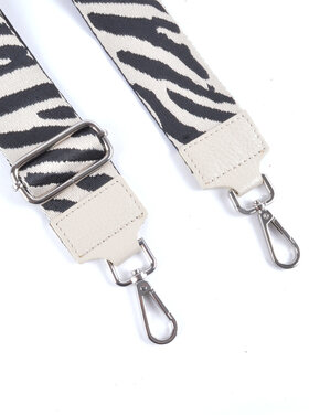 Schulterriemen | Zebra Silber