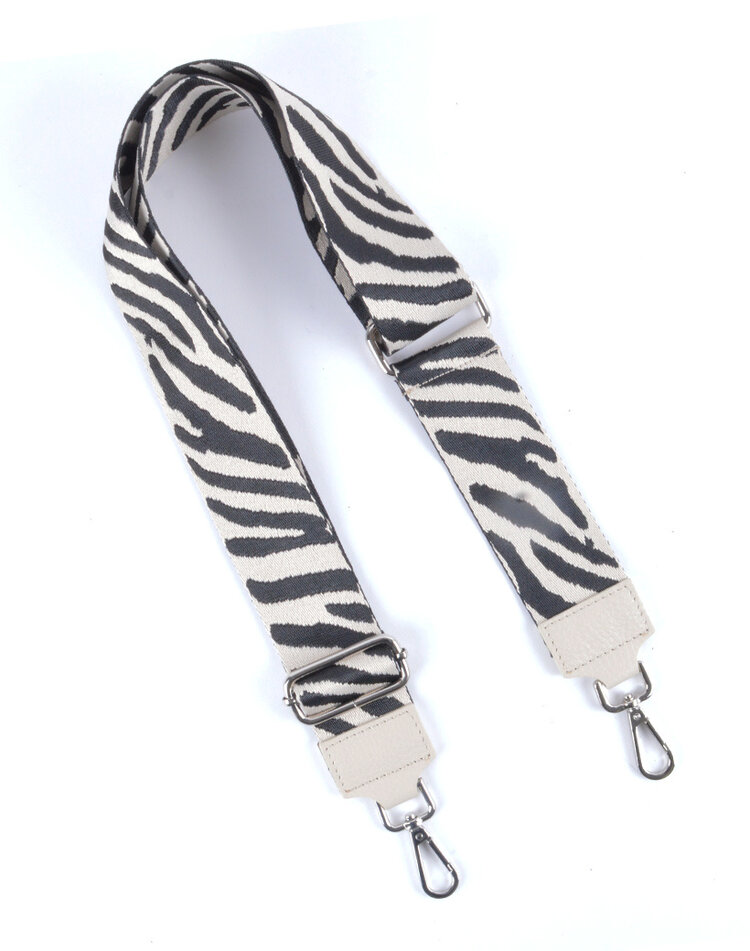 Schulterriemen | Zebra Silber