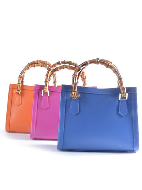 Leder-Handtasche Bambus | 552887