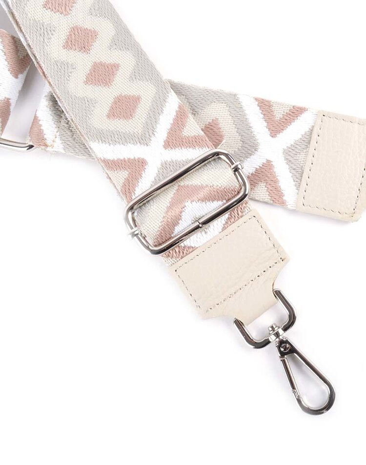 Schouderband | Tapijt zilver