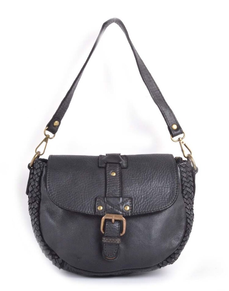 Giuliano Leather  Gewaschene Leder-Schultertasche | 552889