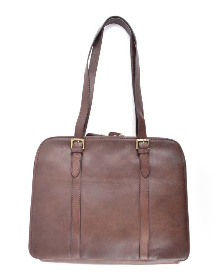 Lederen handtas | Akte | 552893