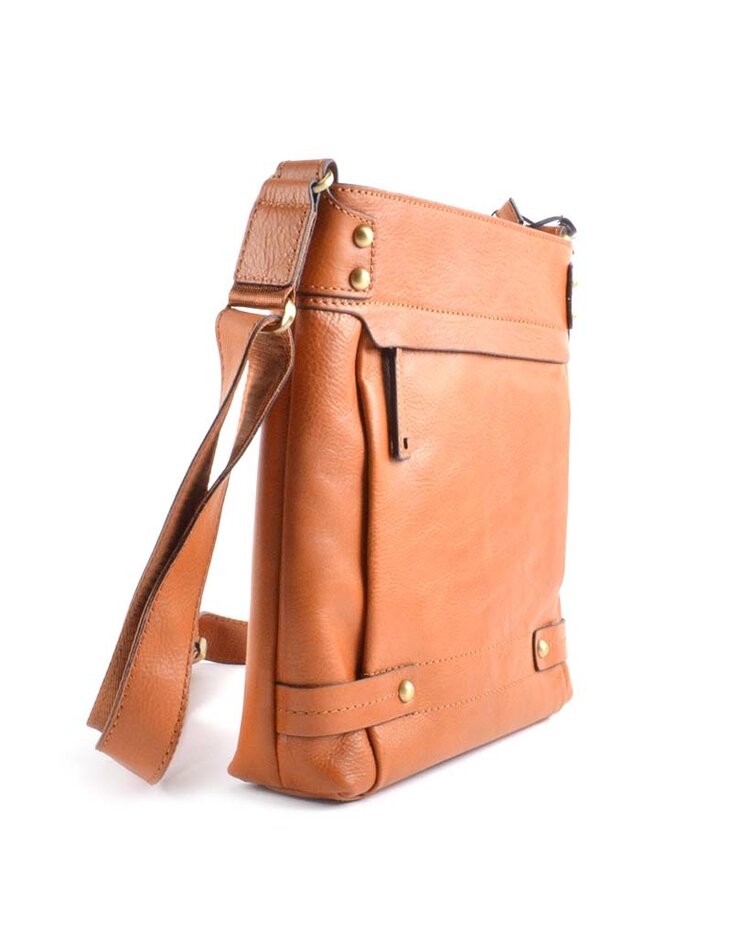 Lederen crossbody tas | 552897