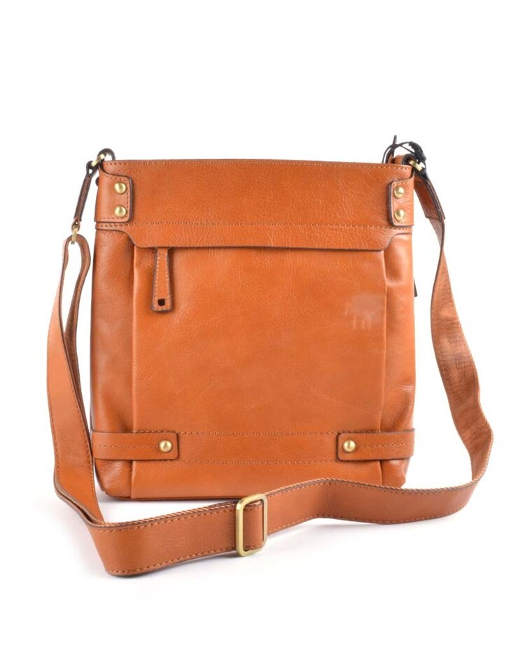 Leder-Crossbody-Tasche | 552897