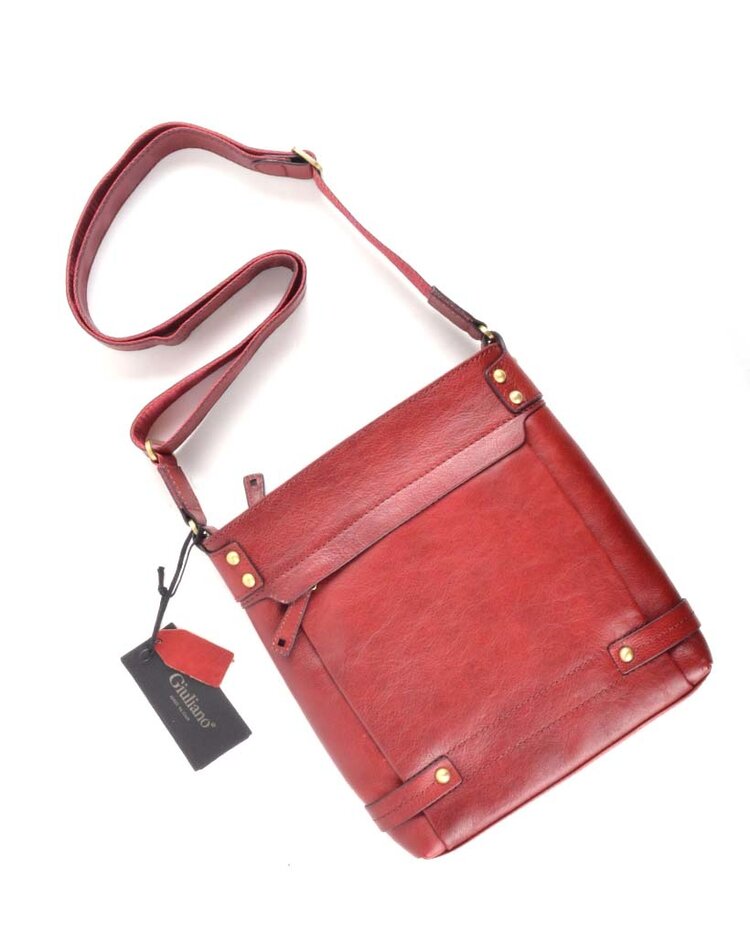 Lederen crossbody tas | 552897