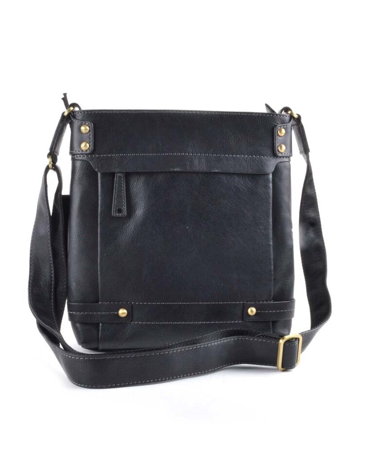 Lederen crossbody tas | 552897