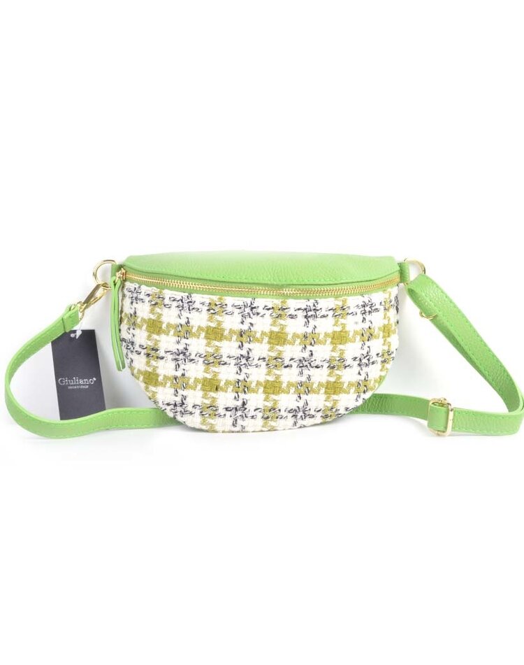 Leder-Gürteltasche Hahnentritt | 552900