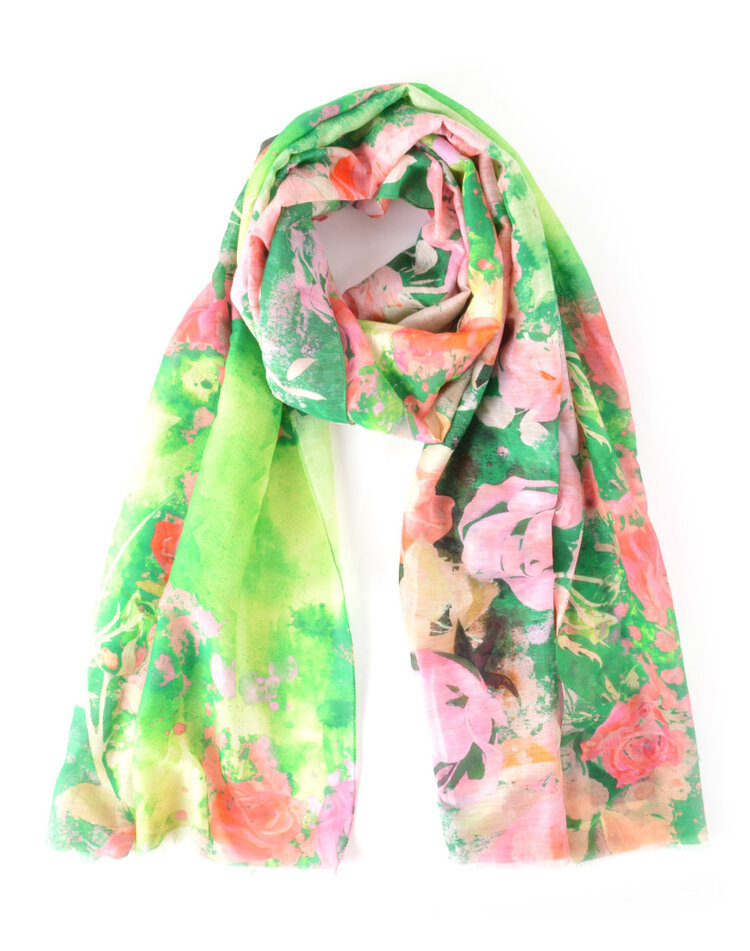 Sjaal | Bloemen | 700318