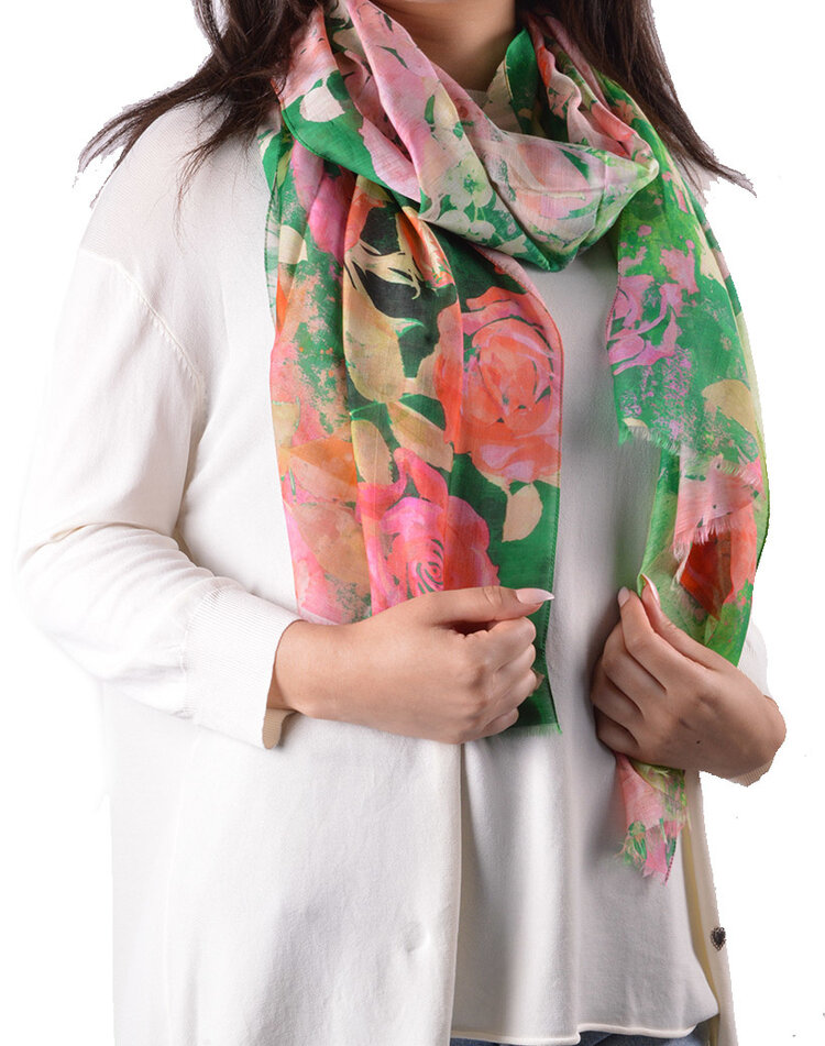 Sjaal | Bloemen | 700318