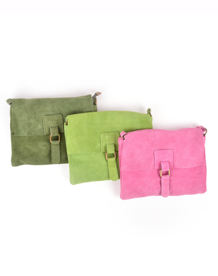 Kleine Wildleder-Schultertasche | 900051