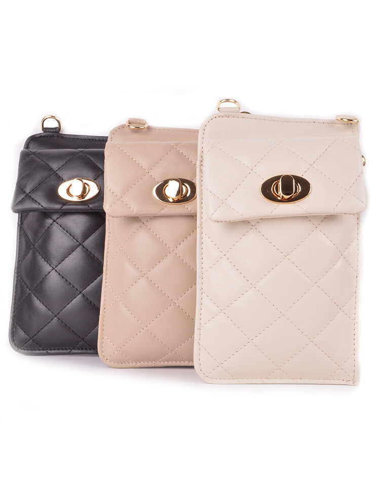 Lederen telefoontasje | 552903