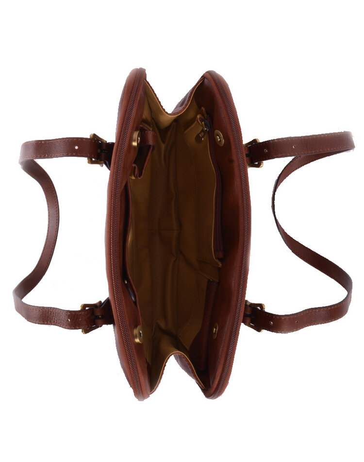 Lederen handtas | 552895