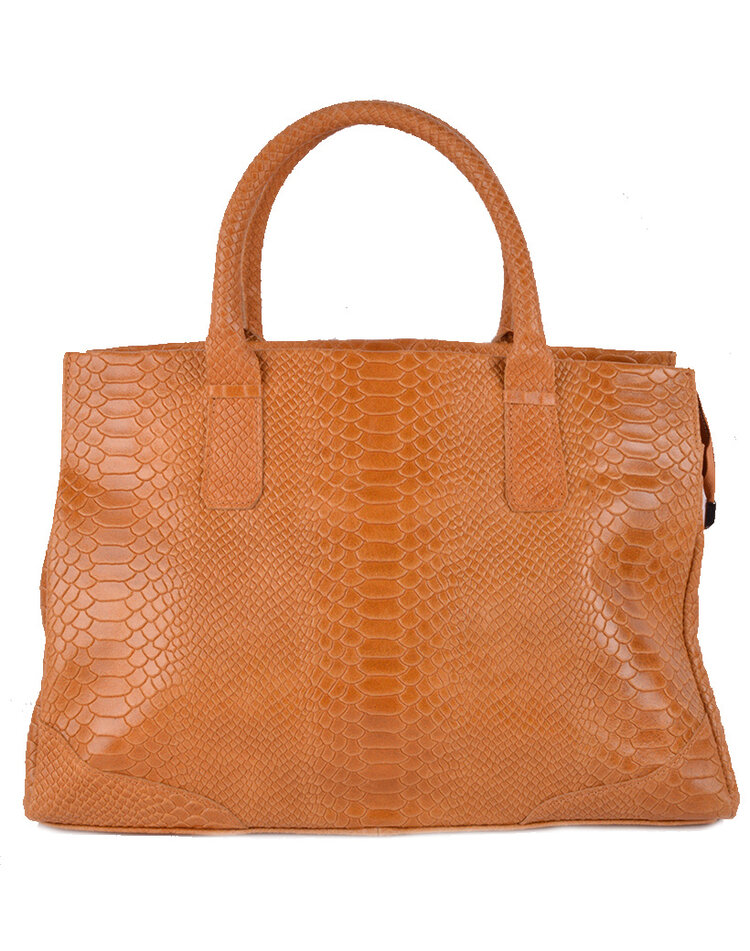 Leather handbag | Croco | 552883