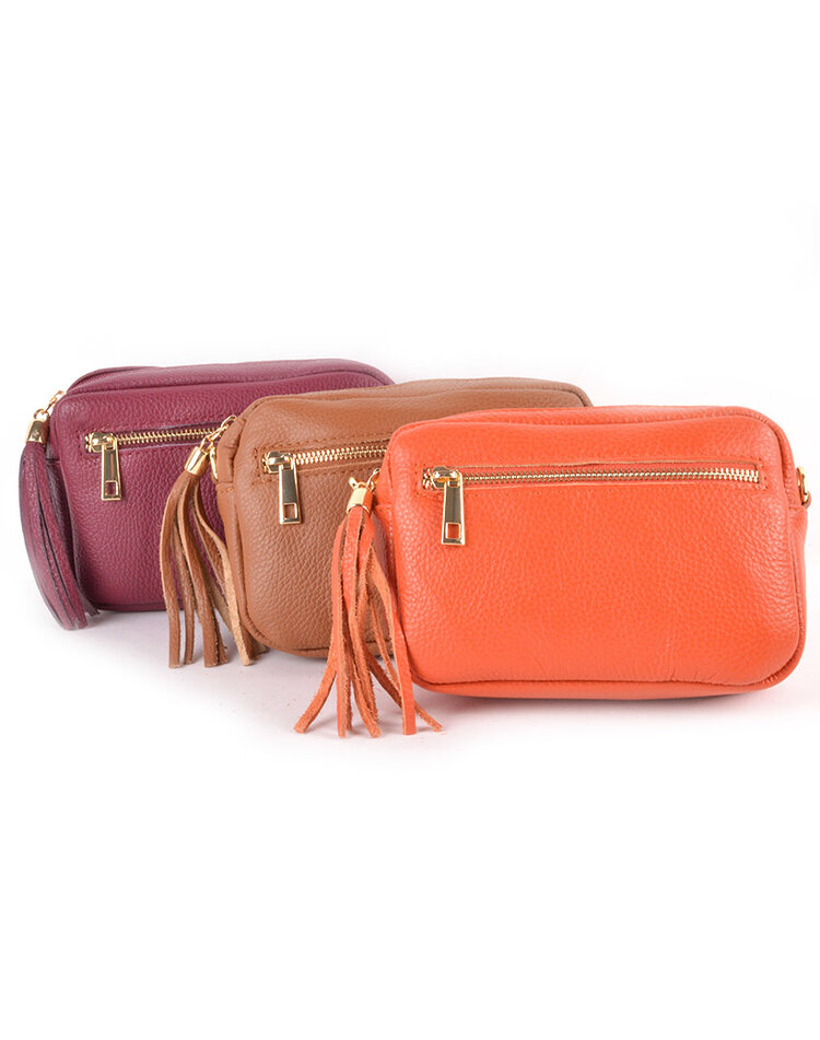 Leather shoulderbag | 900128