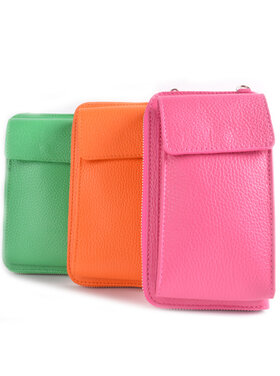 Leder-Geldbörse / Handytasche