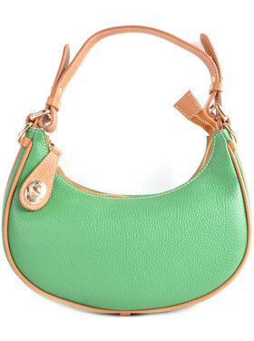 Kleine Leder-Handtasche zweifarbig | 552877