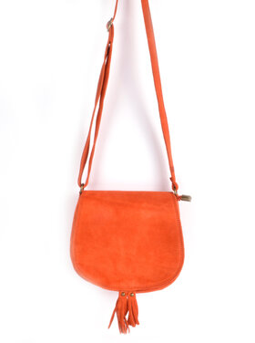 Kleine Wildleder-Schultertasche | 552507