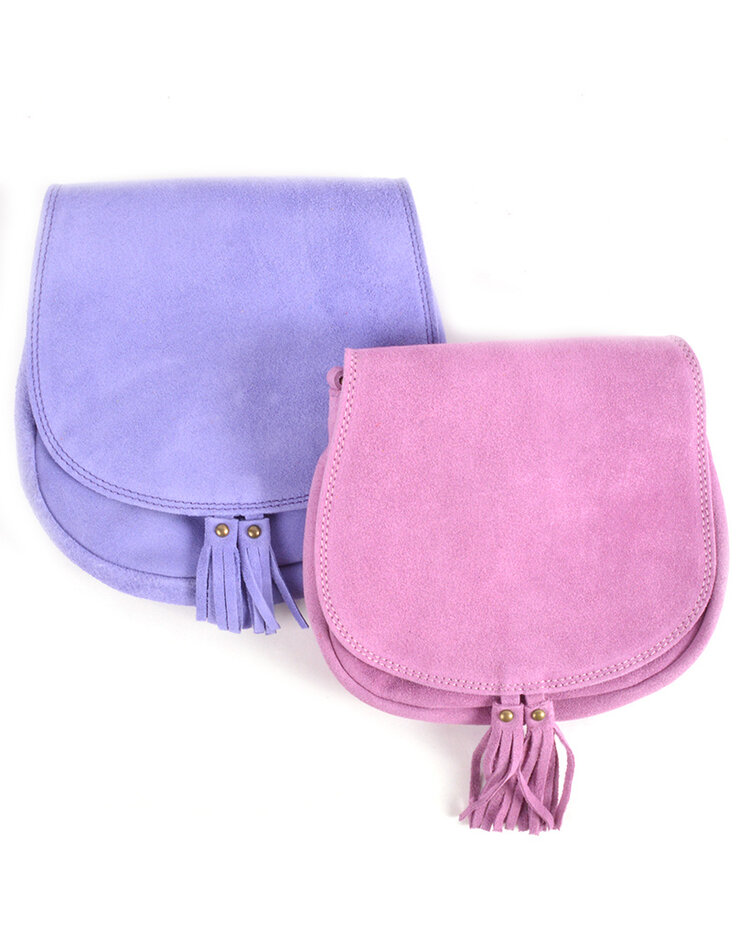 Kleine Wildleder-Schultertasche | 552507