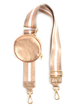 Leder-Etui - Rund Metallic | 5590982