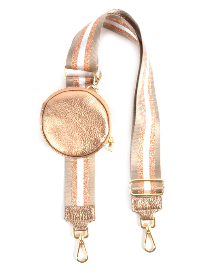 Lederen Etui - Rond Metallic | 5590982