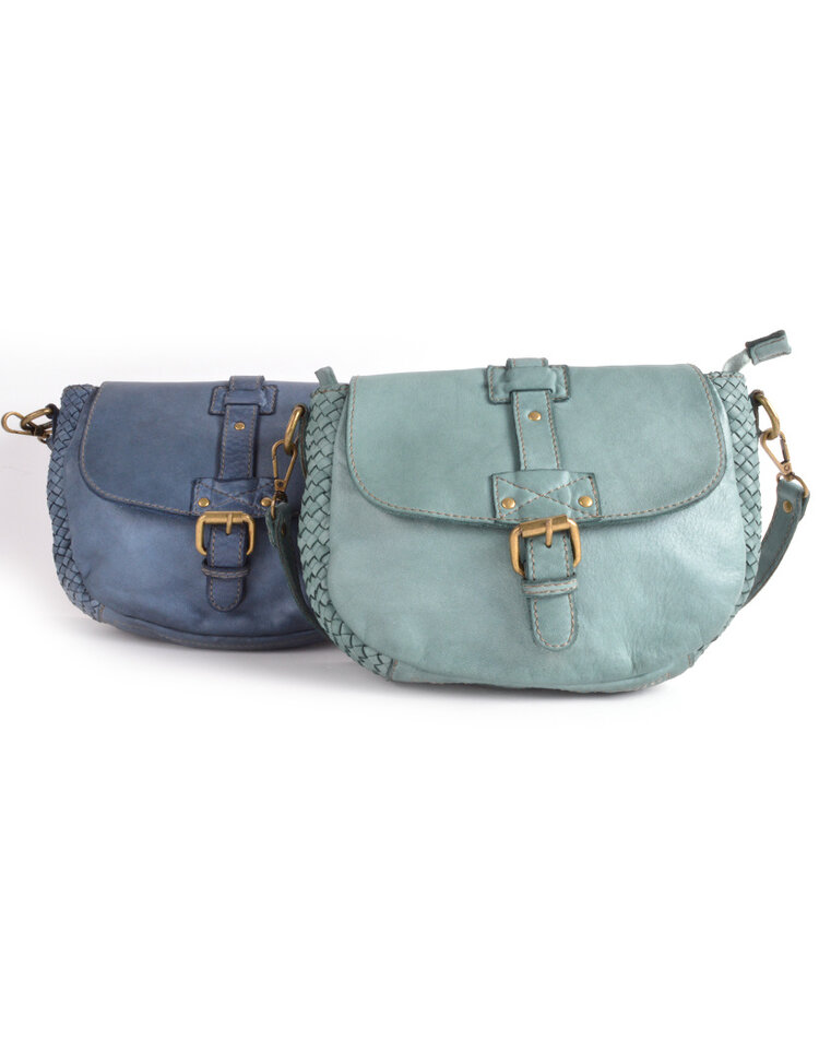 Giuliano Leather  Gewaschene Leder-Schultertasche | 552889
