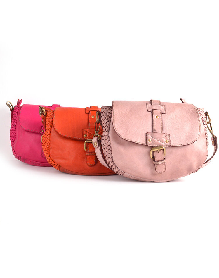 Giuliano Leather  Gewaschene Leder-Schultertasche | 552889