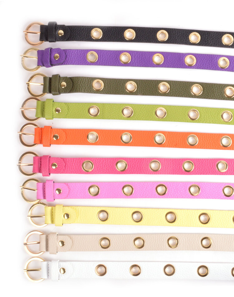 Riem  - Metalen gaatjes leer | 559087