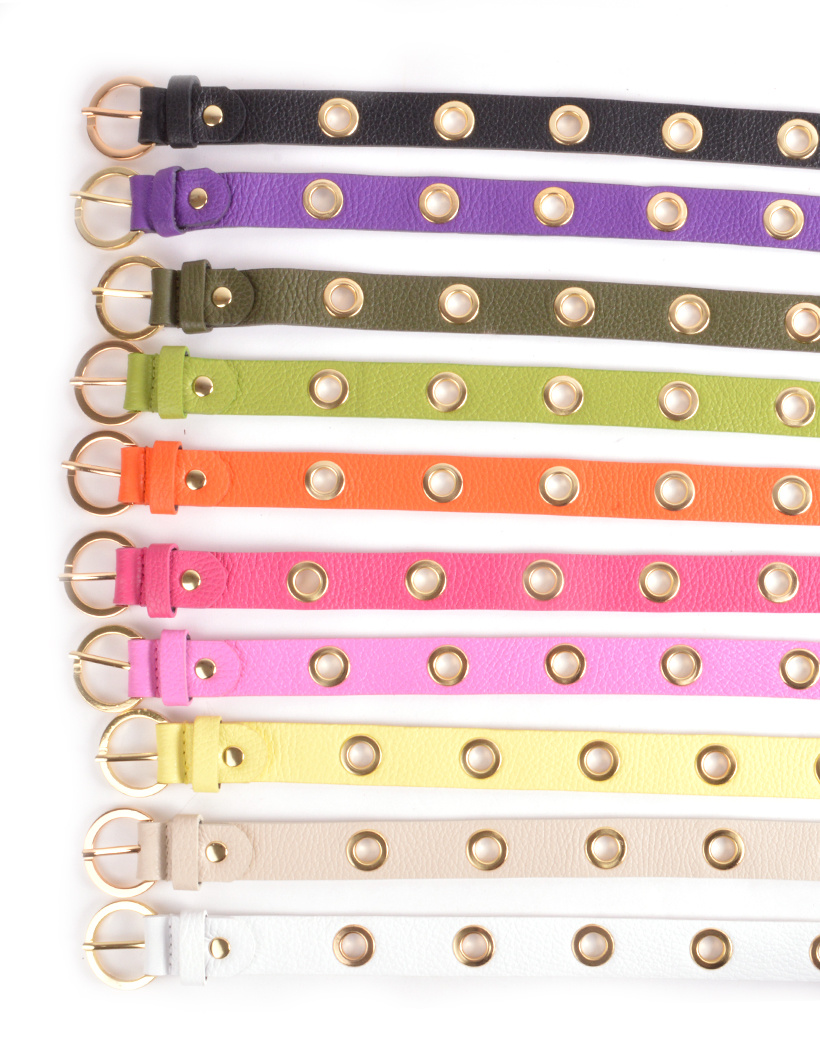 Riem - Metalen gaatjes leer | 559087