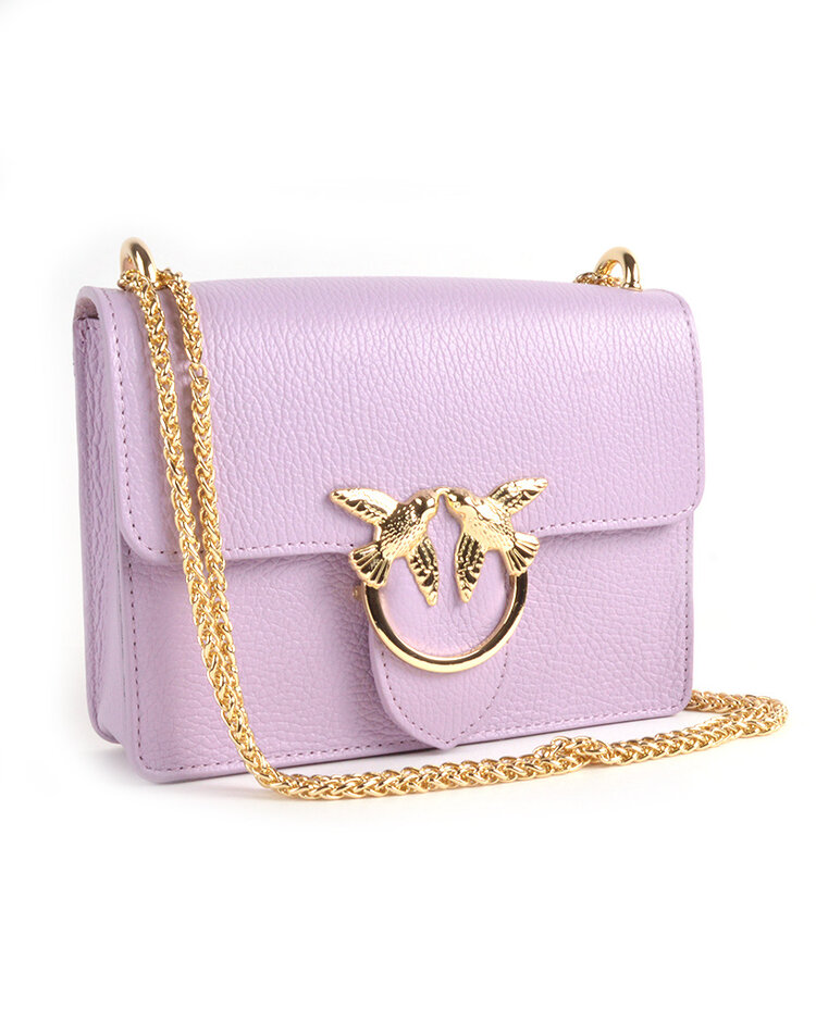 Leder-Schultertasche Vögel | 552827