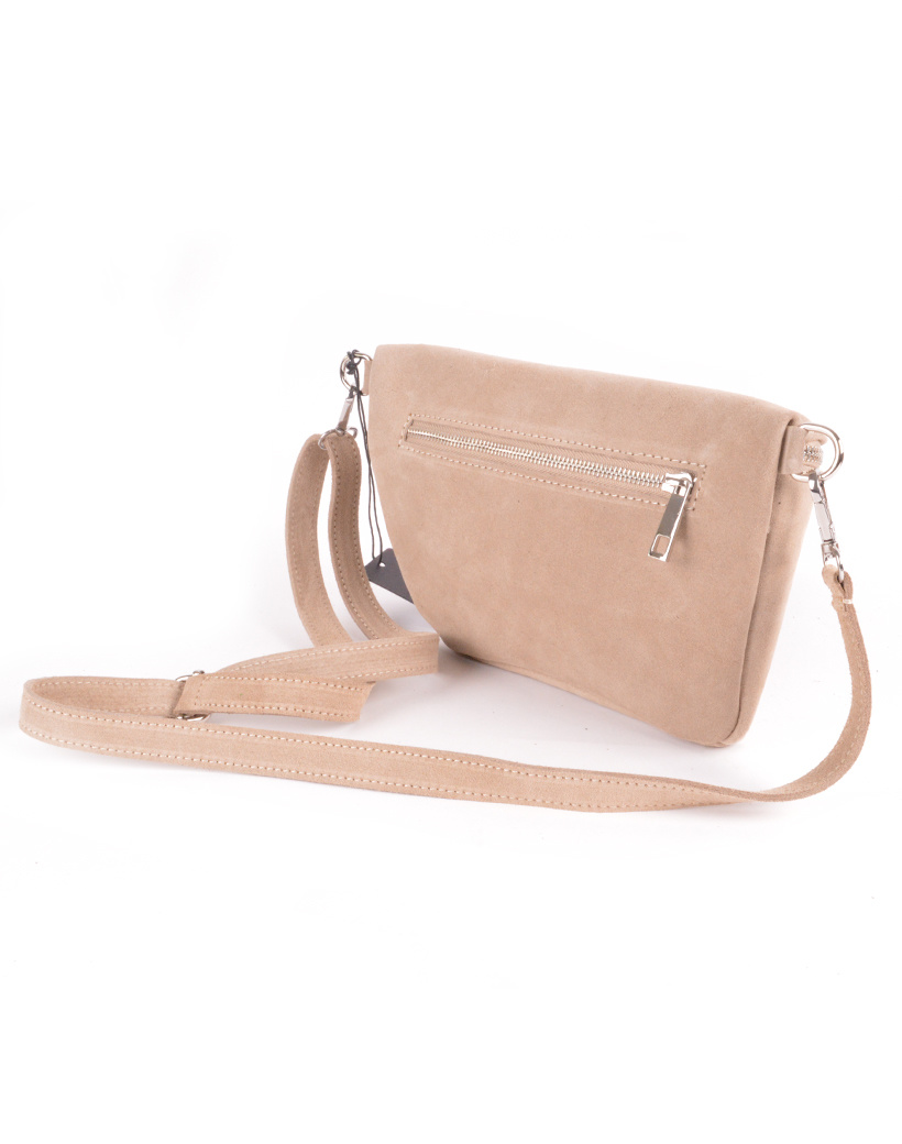 Suede schoudertas | 552908, foto 4 van 6