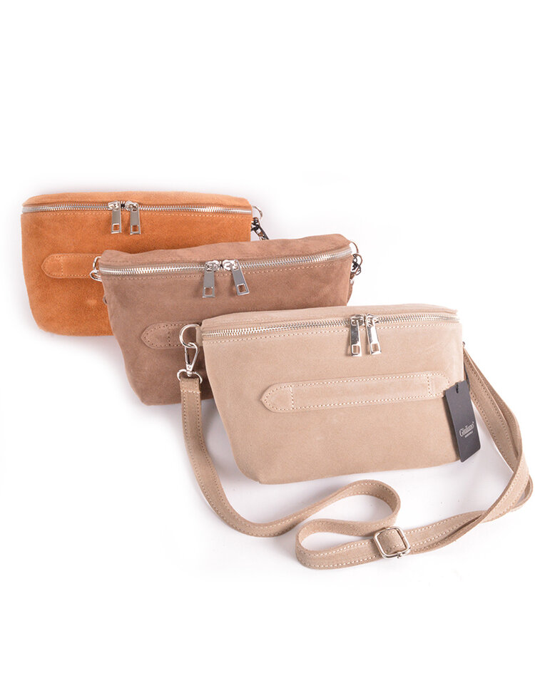 Suede shoulderbag | 552908