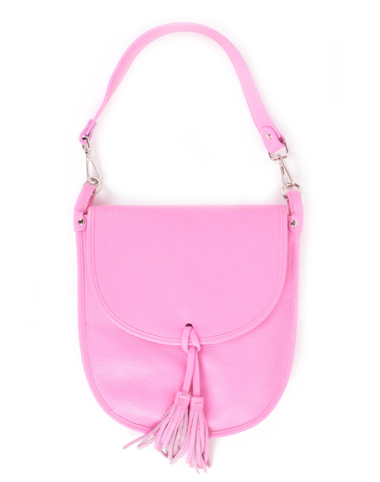 Leder-Schultertasche