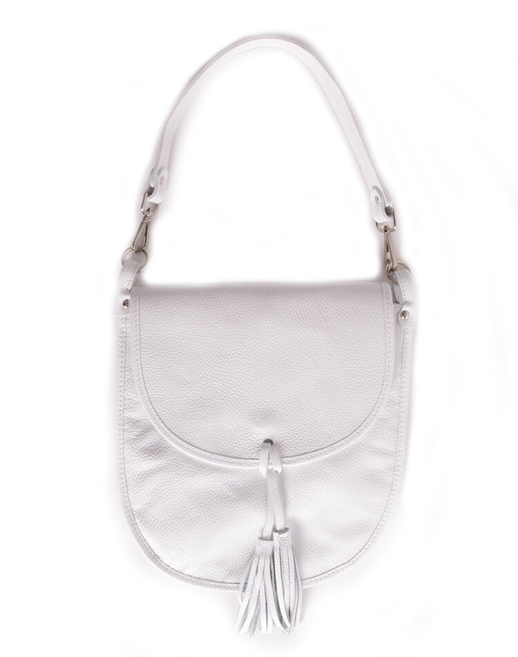Leder-Schultertasche
