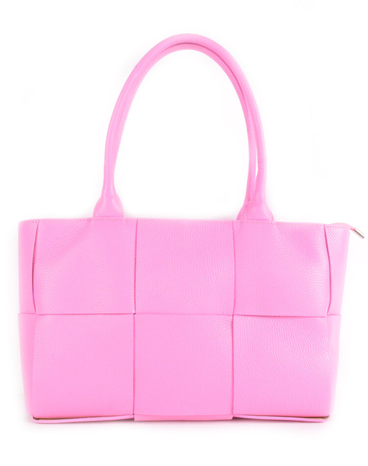 Leather handbag | Braided | 900093