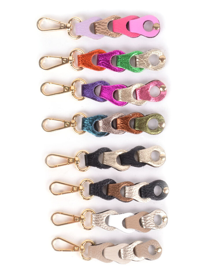 Keyring | Braided | Leather