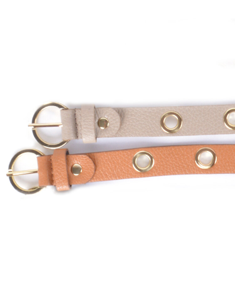 Riem  - Metalen gaatjes leer | 559087