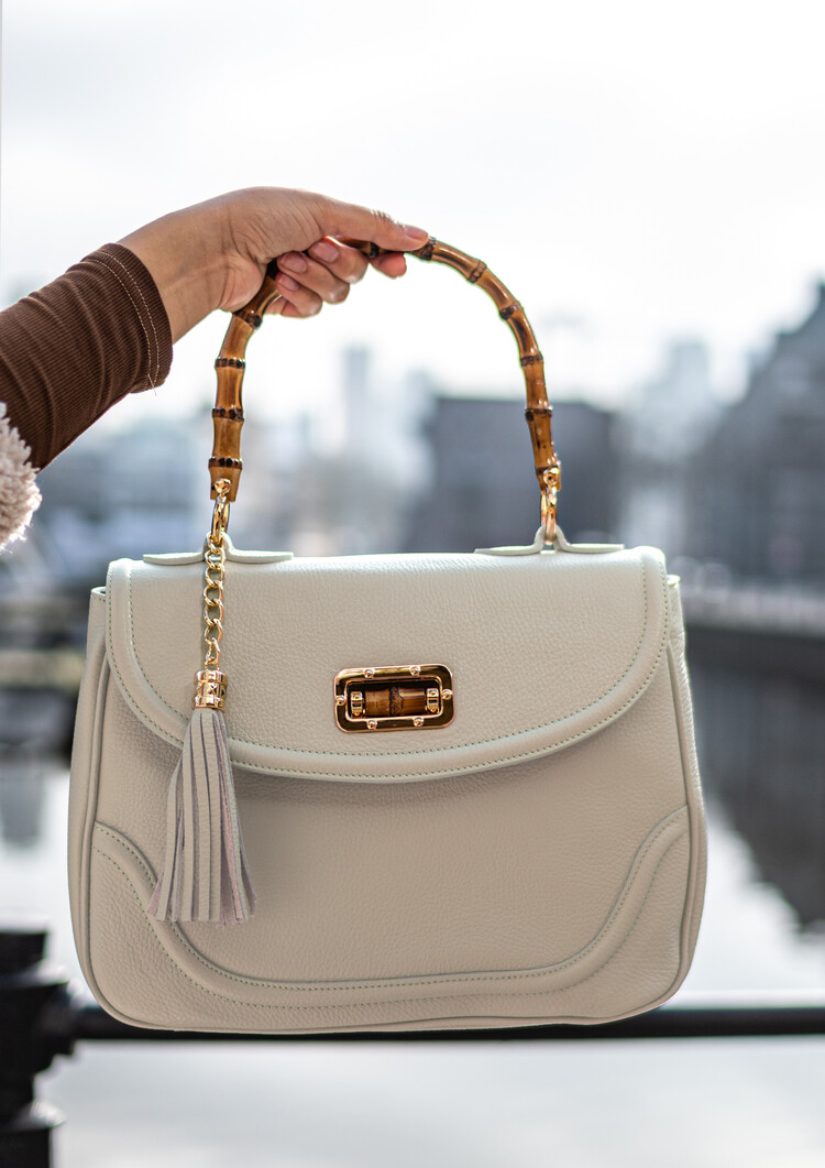 Leather handbag Bamboo | 552665